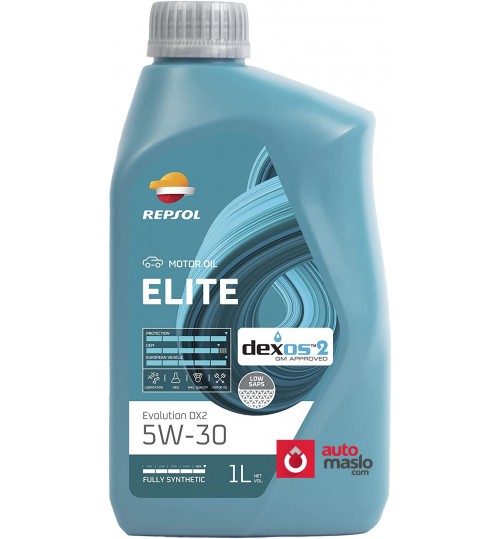 REPSOL ELITE EVOLUTION DX2 5W30, 1л